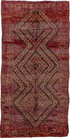 Antique Moroccan Area Rug (6' x 12')